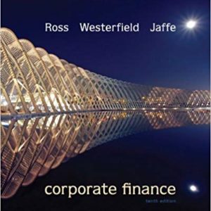 Solutions Manual For Corporate Finance 10th Edition By Ross Westerfield