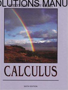 Students Solutions Manual for Accompany Calculus 6th Edition by Robert Ellis