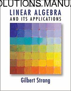 Solutions Manual Introduction to Linear Algebra 4th edition by Strang Gilbert